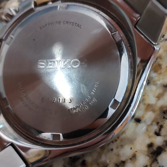 Seiko Coutura Perpetual Solar Watch Model V198-0AB0 Stainless Steel - Picture 8 of 15